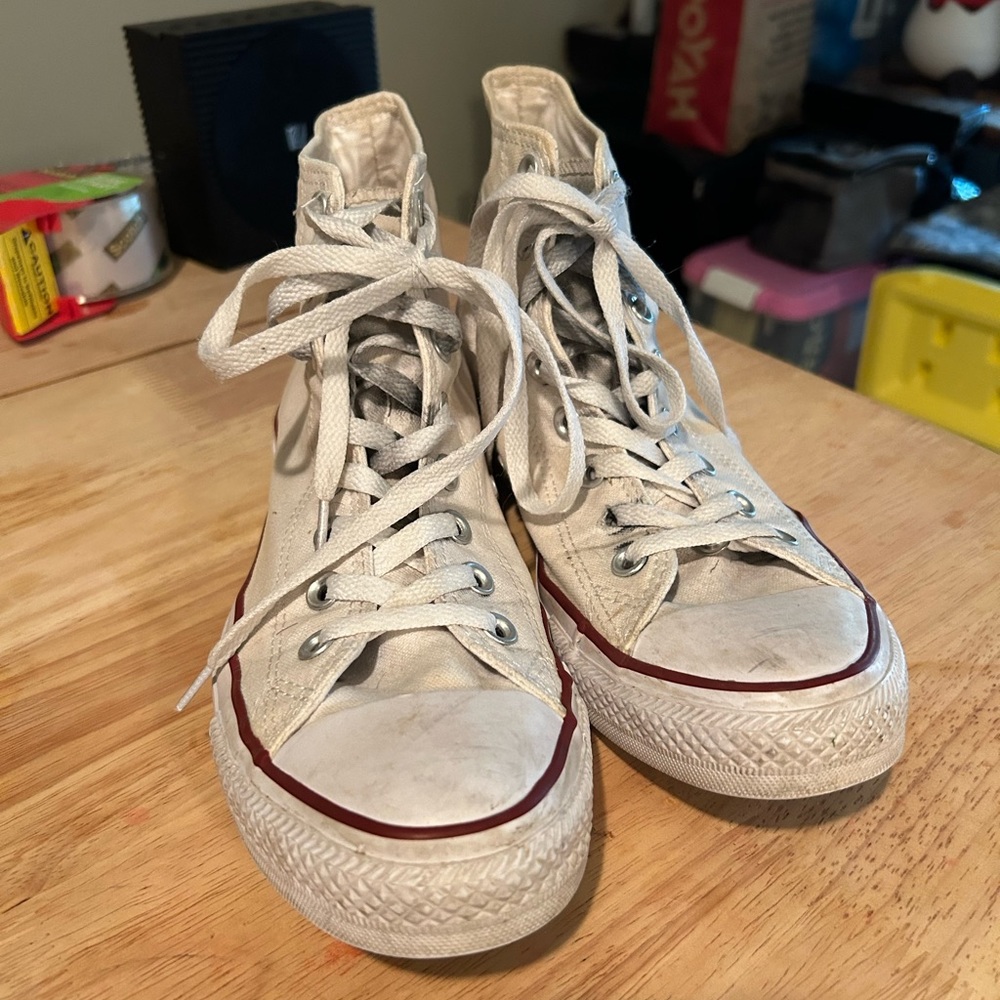 White High Top Converse